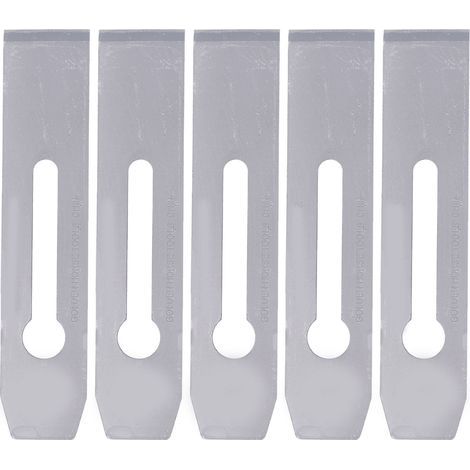 Steel Planer Blades, 5 Pieces, 38mm, Portable Replacement Accessories for Manual Woodworking (1/5)