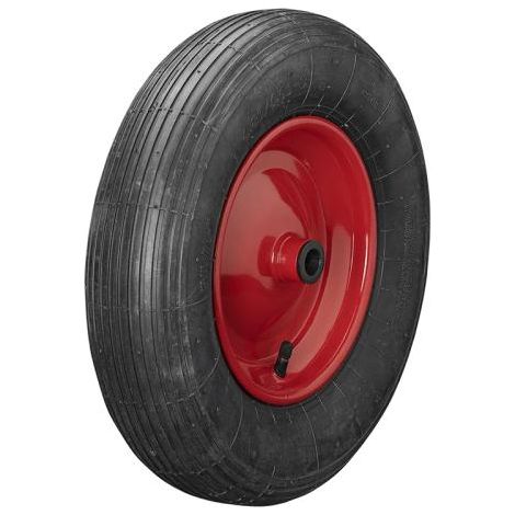 ProPlus schubkarre Rad Gummi/Stahl 16 Zoll schwarz/rot (1/5)