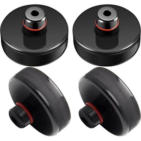 Ensemble de 4 coussins de levage pour cric Tesla Model 3/Y/X/S avec rangement (1/5)