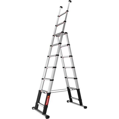 Escabeau télescopique - Hauteur max. de travail 3.80m - TEL-72430