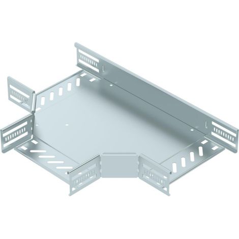 OBO Bettermann T-Stück für Kabelrinne, horizontal 60x200 Stahl bandverzinkt, 6038104