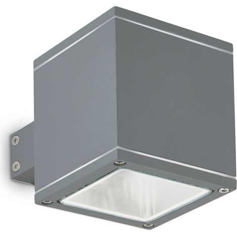 Applique Moderna Snif Square Alluminio Antracite 1 Luce G9 3W 3000K Luce Calda (1/3)