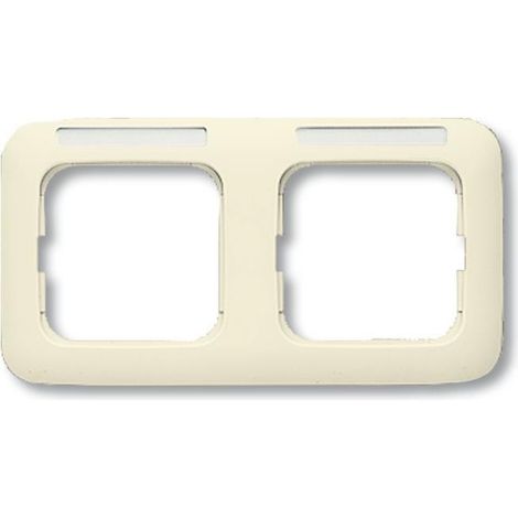 Cornice Busch-Jaeger ns-212 2 posti 15x15 cm bianco
