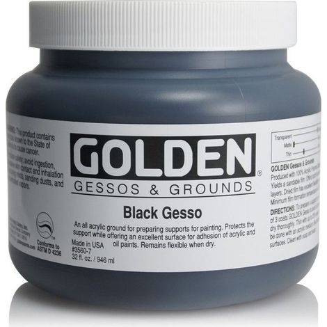 Black Gesso (Noir) 946 ml