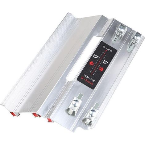 Chanfreineuse à carrelage en alliage d'aluminium pour meuleuse d'angle, outil de chanfreinage portable et robuste pour carrelage en marbre (1/4)