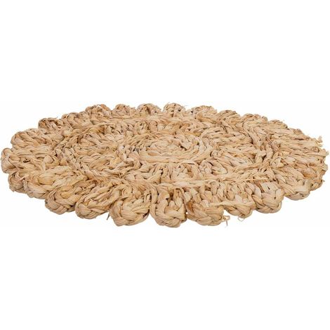 Salvamantel de fibra natural marrón 50x35x1,5h cm (1/5)