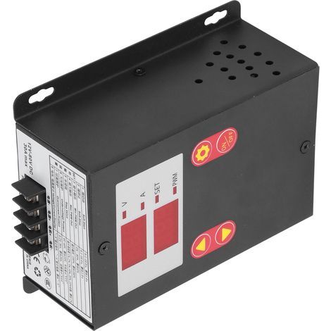 Motordrehzahlregler mit Digitalanzeige, Sanftanlauf, Stopp, Hochleistungsschalter, 30A CCM TK (1/5)