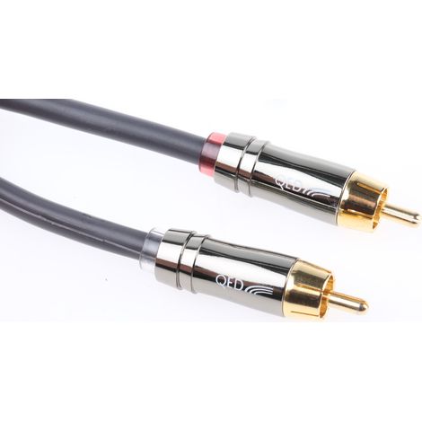 Câble RCA, RS PRO, RCA mâle RCA mâle, 1m Gris ( Prix pour 1 paire ) (1/2)