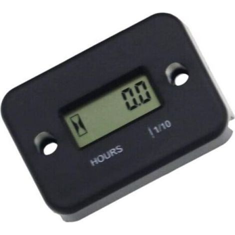 pair Étanche écran LCD Compteur numérique Heure Moteur Portable Gauge Compteur horaire Moto Bateau Compteur horaire Moteur (1/4)
