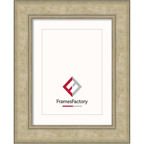 Cornice decorativa barocca Lisa, 40 x 50 cm, color champagne. (1/5)