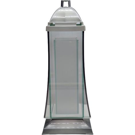 COLUMNA TORRE DE CRISTAL - GRANDE / LECHOSO / VESTIDO BLANCO / 1 PIEZA (1/5)