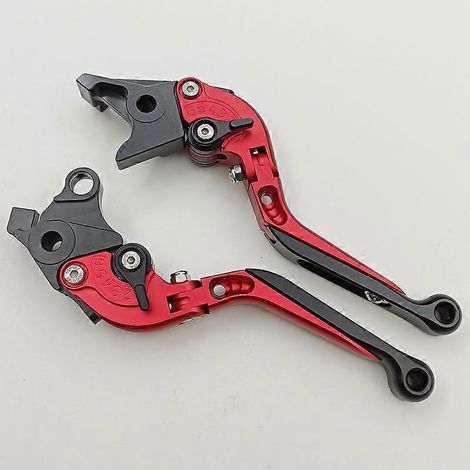 Guidon de frein et d'embrayage en alliage d'aluminium modifié (rouge) pour HAYABUSA/GSXR1300 2008-2020 (1/4)