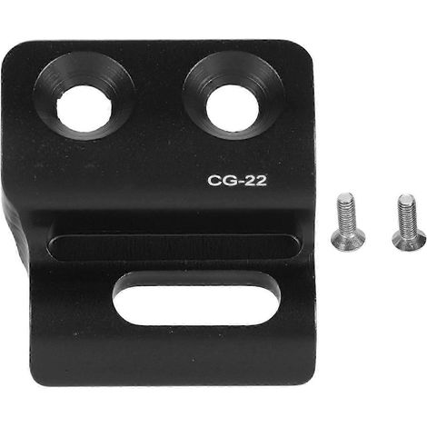 Patte de dérailleur avant de vélo de route en aluminium usiné CNC avec revêtement en oxyde anodique, pour accessoire noir (1/5)