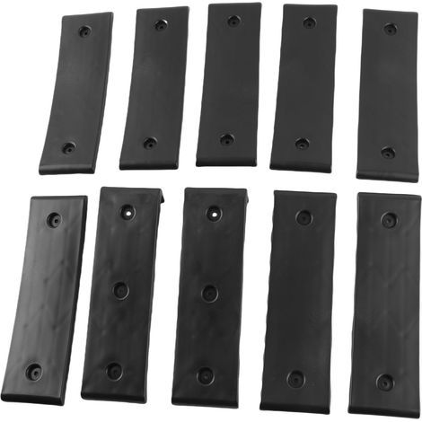 AKLOSIPY Superb Black Boat Slide Pad 10 Pieces, Weatherproof ABS Material, Suitable for Almost All Stacked Trailers, Designed to Minimize The. (1/5)