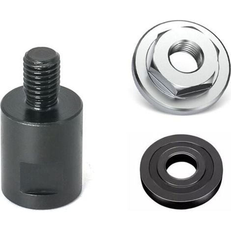 Adaptateur de Filetage M14 vers M10 pour Meuleuse d'Angle Convertisseur Interface Connecteur Vis Écrous (1/4)