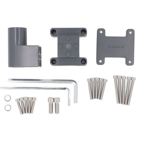 Support d'échelle rectangulaire pour Satellite RV, support en alliage d'aluminium, Kit de montage, plage d'installation de 0.8 à 1,97 pouces pour Gen 2. (1/5)