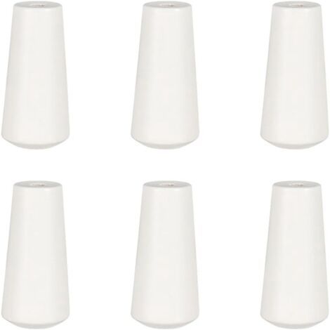 royaluxe-Lot de 12 pendentifs en bois, boutons de rideau de fenêtre, boutons blancs, mini stores, accessoires, pendentif en bois, poignées en bois, boutons en corde blanche