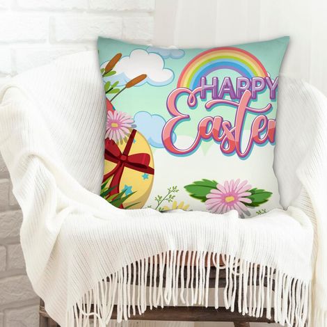 Housses de coussin en polyester résistante résistant au lavage pour la Saint-Valentin, mariage, anniversaire, naissance de bébé (1/5)