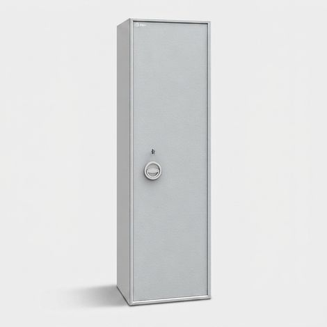 Armadio blindato portafucili con serratura di sicurezza Siegen Max S1 Imp 45x35 - Grigio chiaro (1/4)