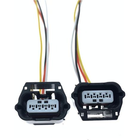 Connecteur du moteur des volets de calandre avant (JB1287-4P) compatible avec les modèles Mazda 3 Axela, Atenza et CX-4