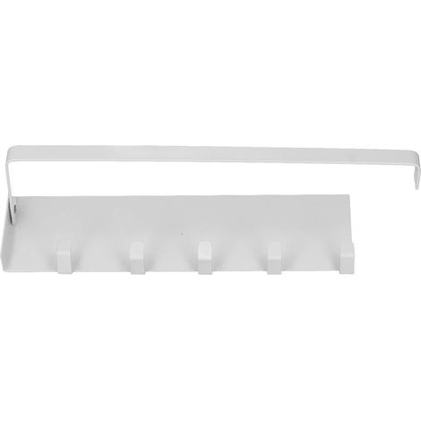 Klappbare Kühlschrank-Seitenablage, großes Fassungsvermögen, magnetisch mit Haken für Gewürze und Soßen, weiß (1/5)