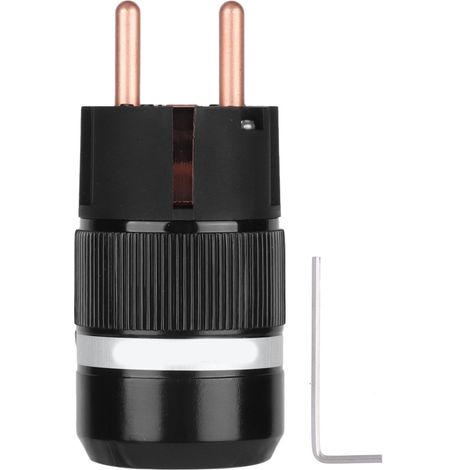 Monosaudio-IEC-Stecker aus reinem Kupfer, EU-Netzstecker 100–250 V, E100-Stecker