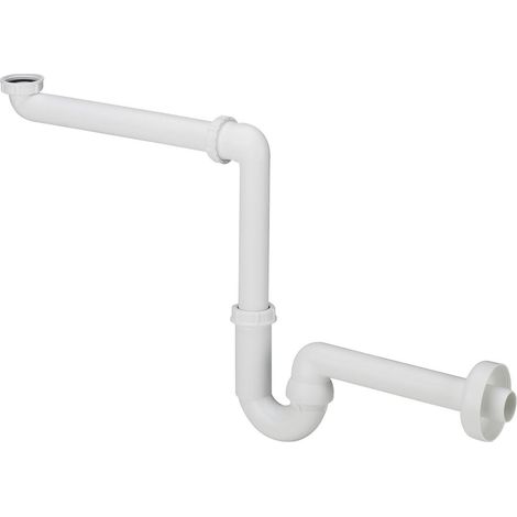 Viega Röhrengeruchsverschluss 606237 G 1 1/4 x 40 mm, Kunststoff weiß, raumsparend (1/5)