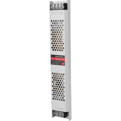 Alimentation à découpage ultra-mince 300 W pour bande LED 12 V 25 A (1/5)