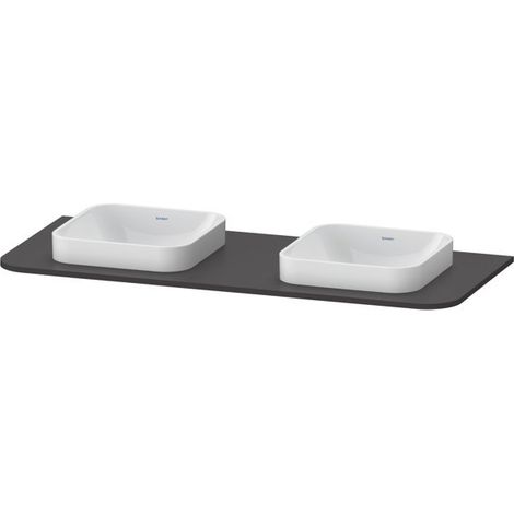 Duravit Happy D.2 Plus Console HP032K, 1300x550 mm, 2 découpes, (1/5)