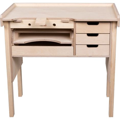 Opifex Craftsman / Jewellers Workbench 18mm Birch Hardwood Surface (1/3)