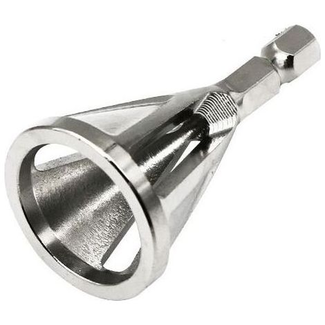 Fraise à ébavurer pour tubes et tiges filetées Ø4-20mm – Queue hexa 6,35 – Acier pour roulement – 3 arêtes de coupe - 10333120001 (1/4)