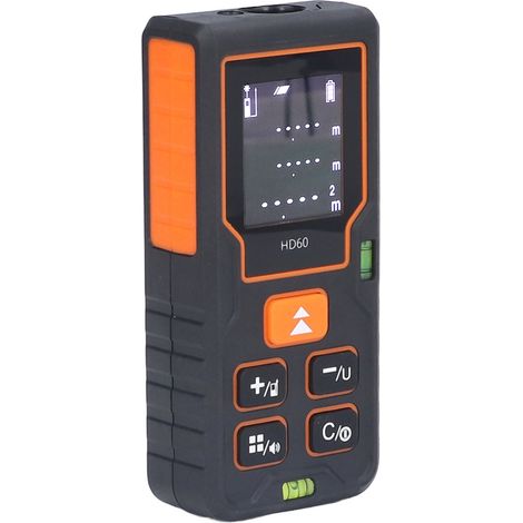 Télémètre laser haute précision 60 mètres, mesure de distance sans piles (expédié sans batterie) (1/5)