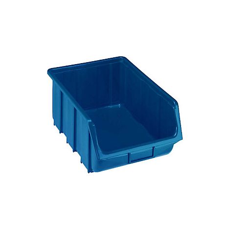 Caja de almacenaje semiabierta Tamaño 5 azul B333xH187xT505 mm (por 4) (1/5)