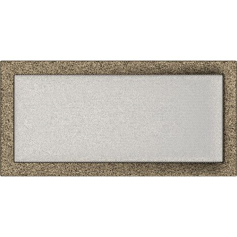 Lüftungsgitter 22x45 schwarz und gold (1/3)