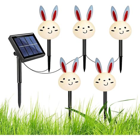 Lampes Solaires d'Extérieur pour Chemin de Jardin Décor Lumineux de Jardin Lumière sur Piquet pour Pour jardin, cour, patio, porche, pelouse, , aménagement (1/5)