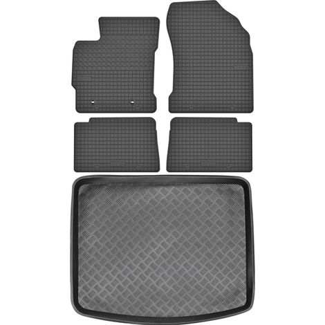 Toyota Auris II Schrägheck (2012–2018) – SET: Gummifußmatten + Kofferraummatte