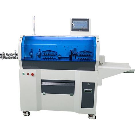 Macchina automatica per il taglio e la spelatura di cavi unipolari (6 - 120 mmq)