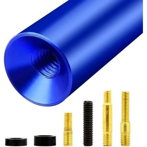 Black - Antenne pour Dacia Duster printemps Logan Sandero antenne en Fiber de carbone voiture antenne courte (1/3)