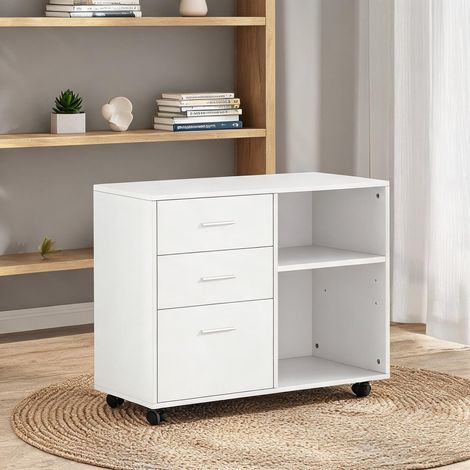 Meuble de rangement de bureau en legno truciolare 80 x 40 x 65 cm (1/5)