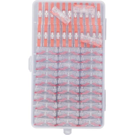 55 mini connecteurs rapides à levier avec écrou, boîtier en polycarbonate, haute conductivité, 250 V, 32 A (1/5)