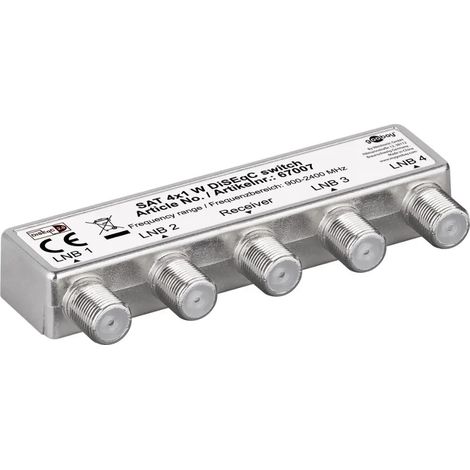 Conmutador Diseqc 4x1 Para 4 Lnb 67007