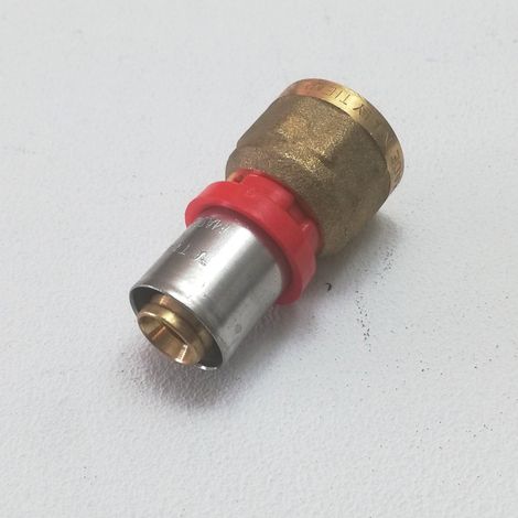 Tiemme raccordo da 26x3/4'' diritto f a pressare per tubo multistrato (1/2)