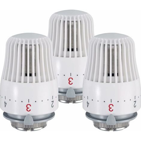 3 Stück Thermostatkopf M30 x 1,5 Ersatzkopf