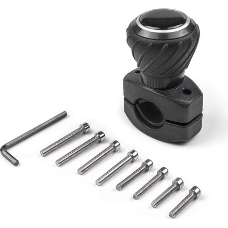 Pommeau de volant de luxe compatible - Volant universel pour voitures, camions, tracteurs, tondeuses à gazon, chariots élévateurs et plus encore