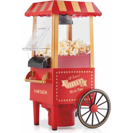 Haeger Macchina per Popcorn Rossa Vintage 1200 W (1/2)