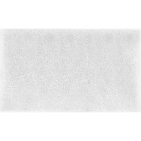 BATHBAZAAR - Tapis de bain blanc haut de gamme 2500 g/m² - Dolce (1/5)