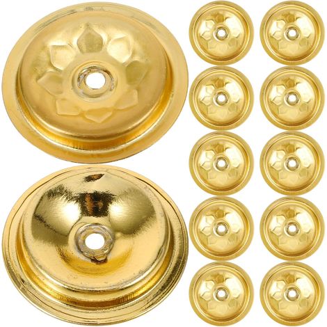 12 Stück Aluminum Schwimmende Docht Scheiben Ø4cm