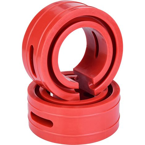 2 pièces tampon coussin ressort amortisseur voiture rouge type C (1/5)