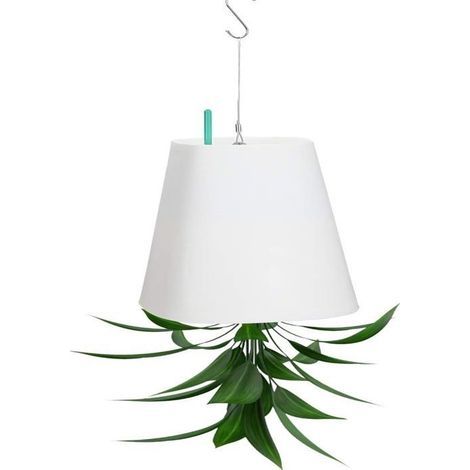 Pot de fleurs à l'envers, jardinière pour ciel, pot de fleurs à suspendre avec arrosage, pot de fleurs avec stockage d'eau, décorat (1/4)