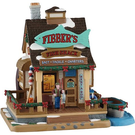 FIBBER'S FISH SHACK CON ALIMENTATORE 4.5V – LEMAX COD. 55329